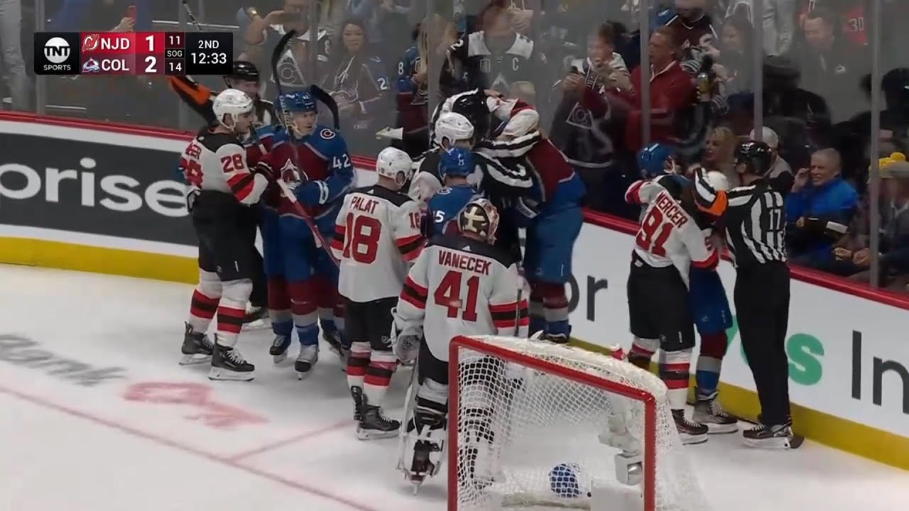 Dougie Hamilton Roughing Penalty Against Miles Wood
