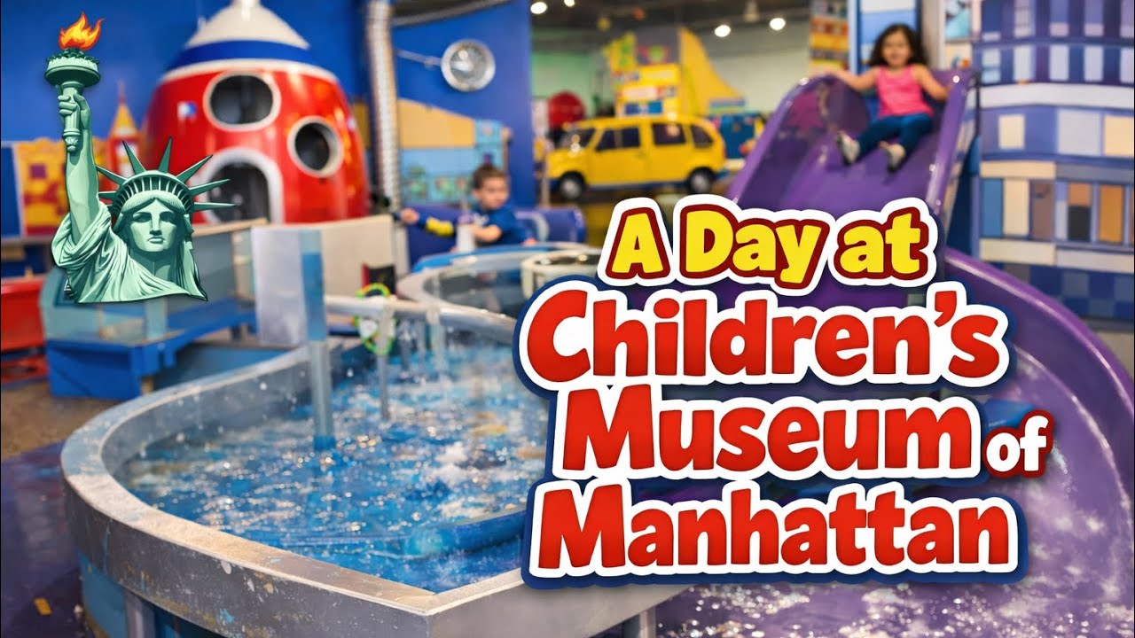 A Day at Children&rsquo;s Museum of Manhattan | NYC with Kids | Family Vlog