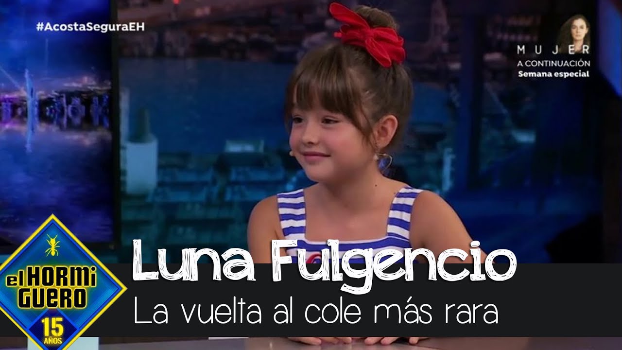 Luna Fulgencio y la vuelta al cole: 