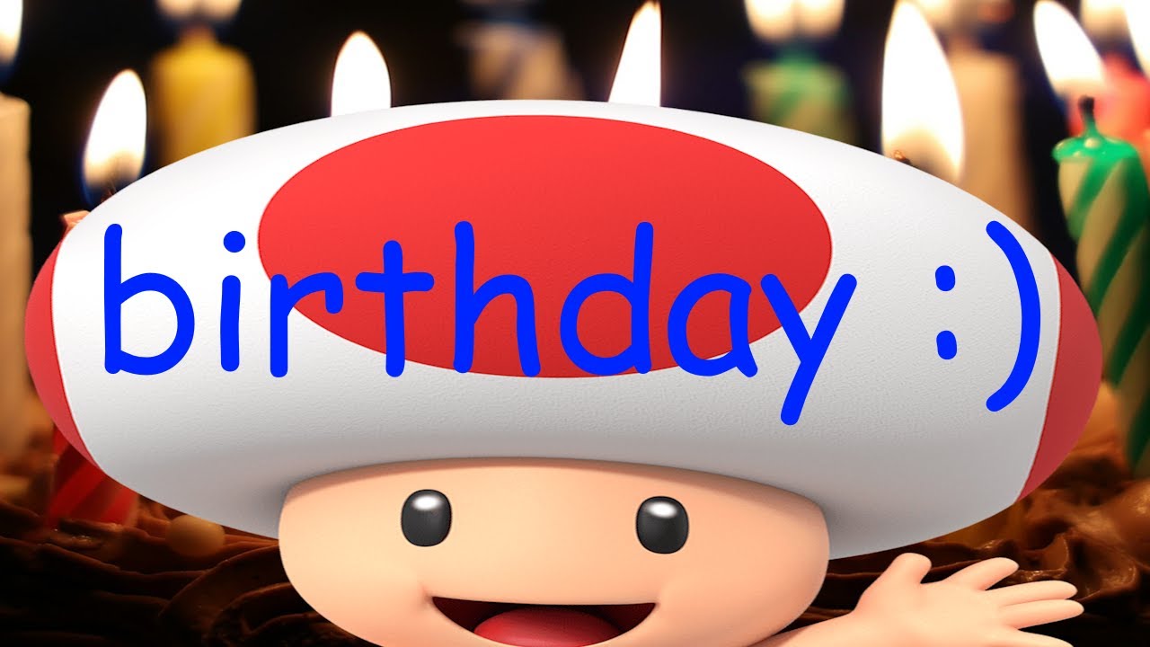 Toad Sings Happy Birthday (NO AI, one take)