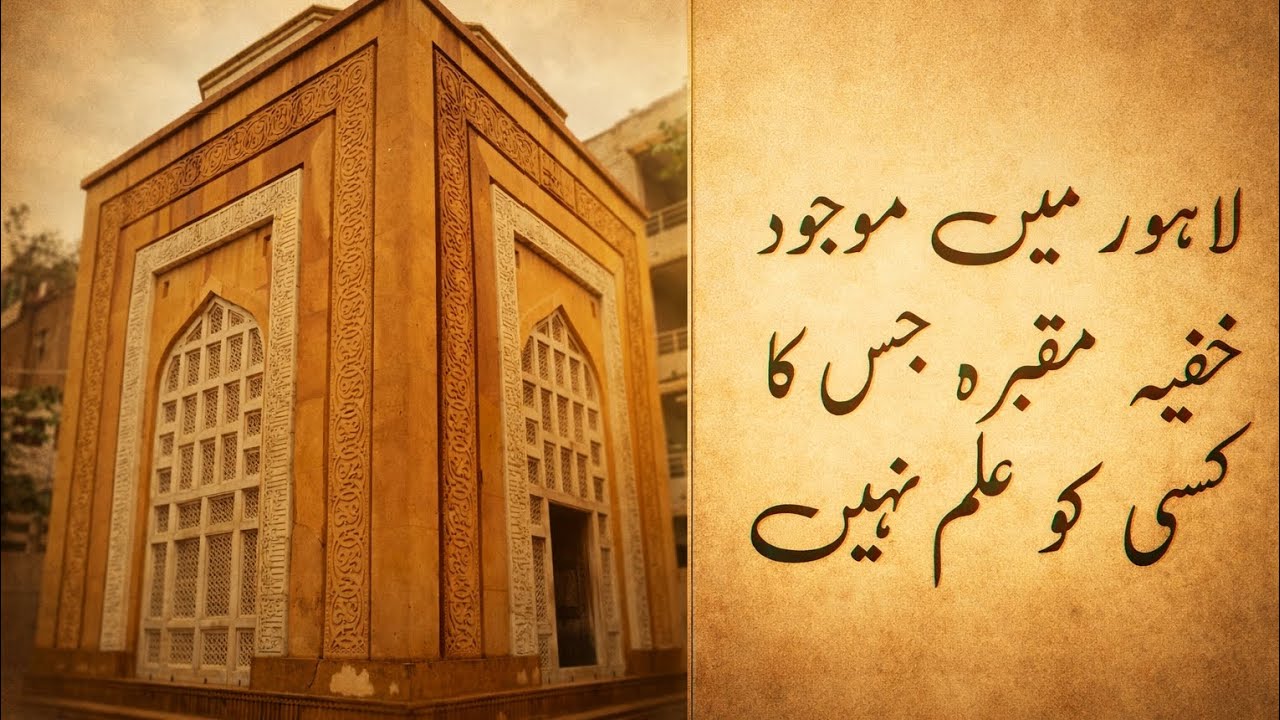 The hidden tomb of a famous emperor Qutab ud din aibak in the centre of Lahore. 