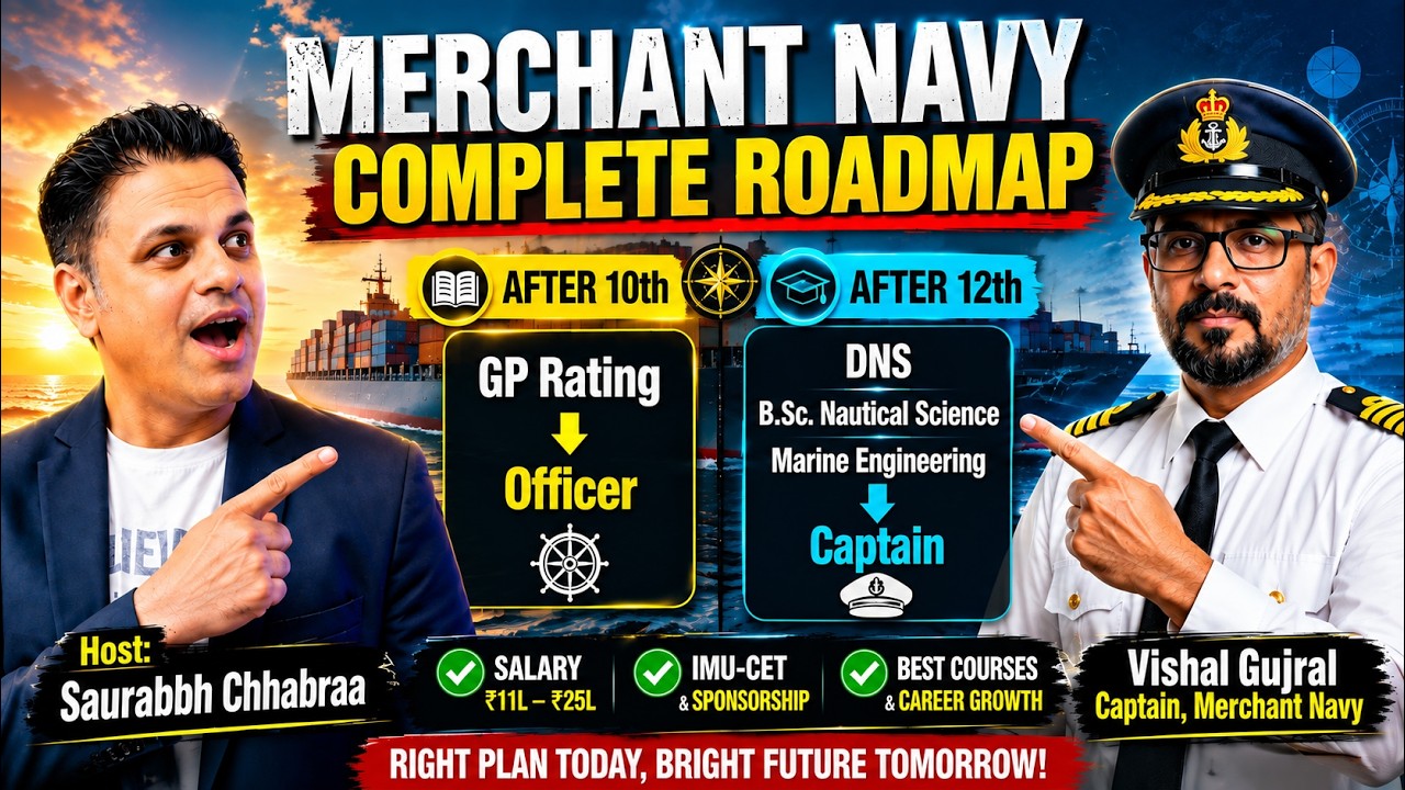 How to Join Merchant Navy After 10th & 12th | Complete Career Roadmap by Captain Vishal Gujral