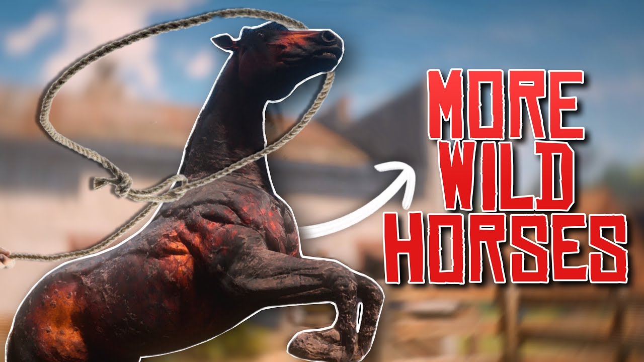 TAMING WILD HORSES WITH EUGENE ✨ Wild Horses and Adoption (RDR2 RedM RP)