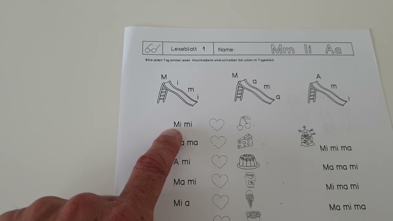 Wie übe ich mit dem Leseblatt zur Fibel Frohes Lernen? Der Drache erklärt es dir 