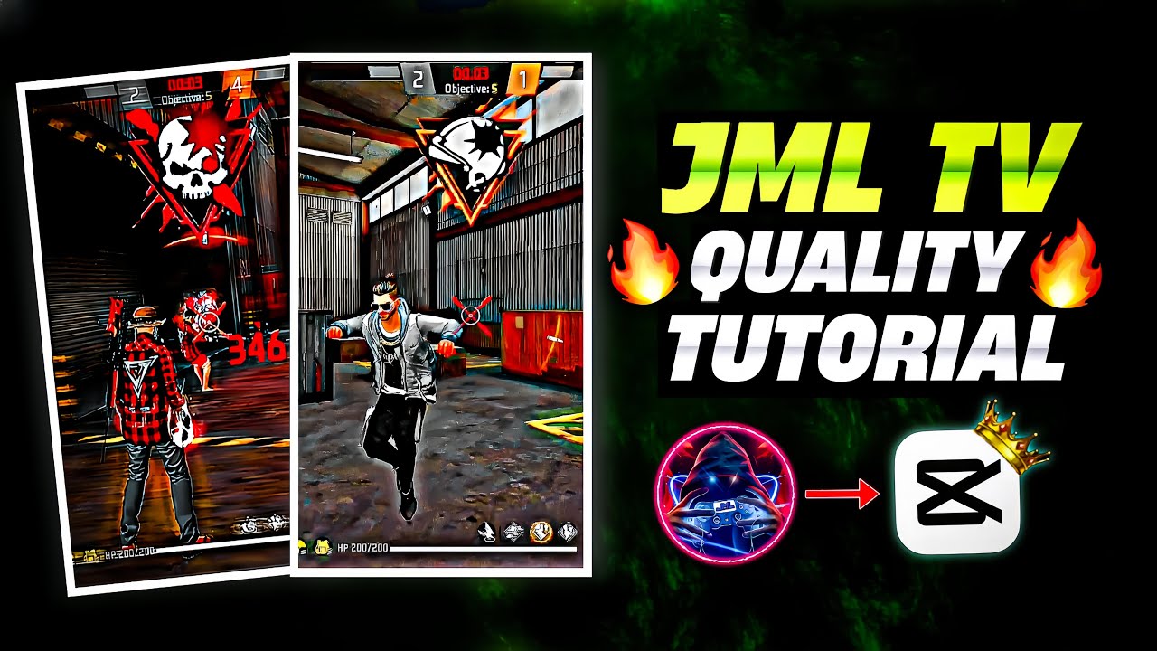 JML TV Quality Tutorial in Capcut😱🤯// Lone Wolf Mode Quality Tutorial