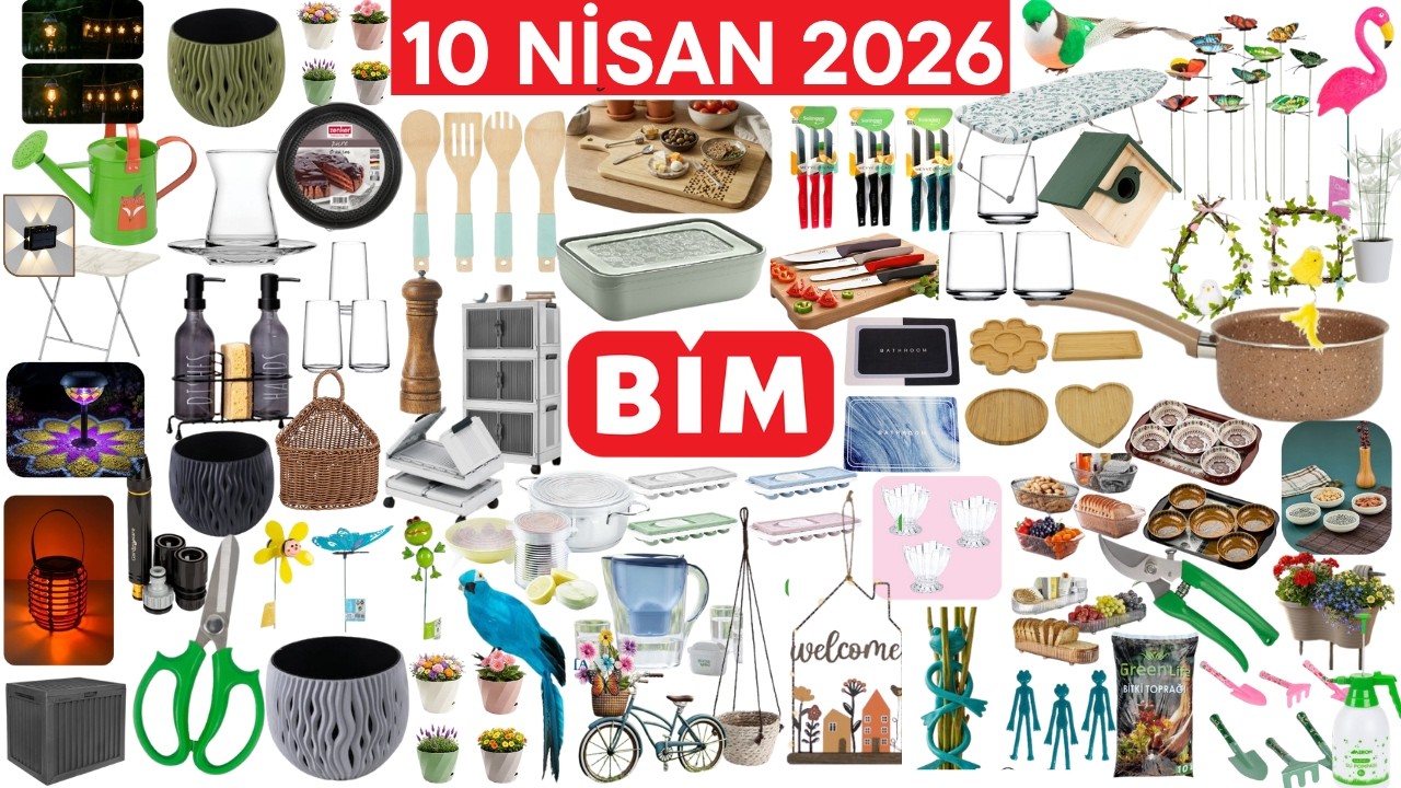 RESMİ KATALOGDAN | BİM 10 NİSAN 2026 AKT&Uuml;EL KATALOĞU | BİM İNDİRİMLERİ | BİM KAMPANYALARI