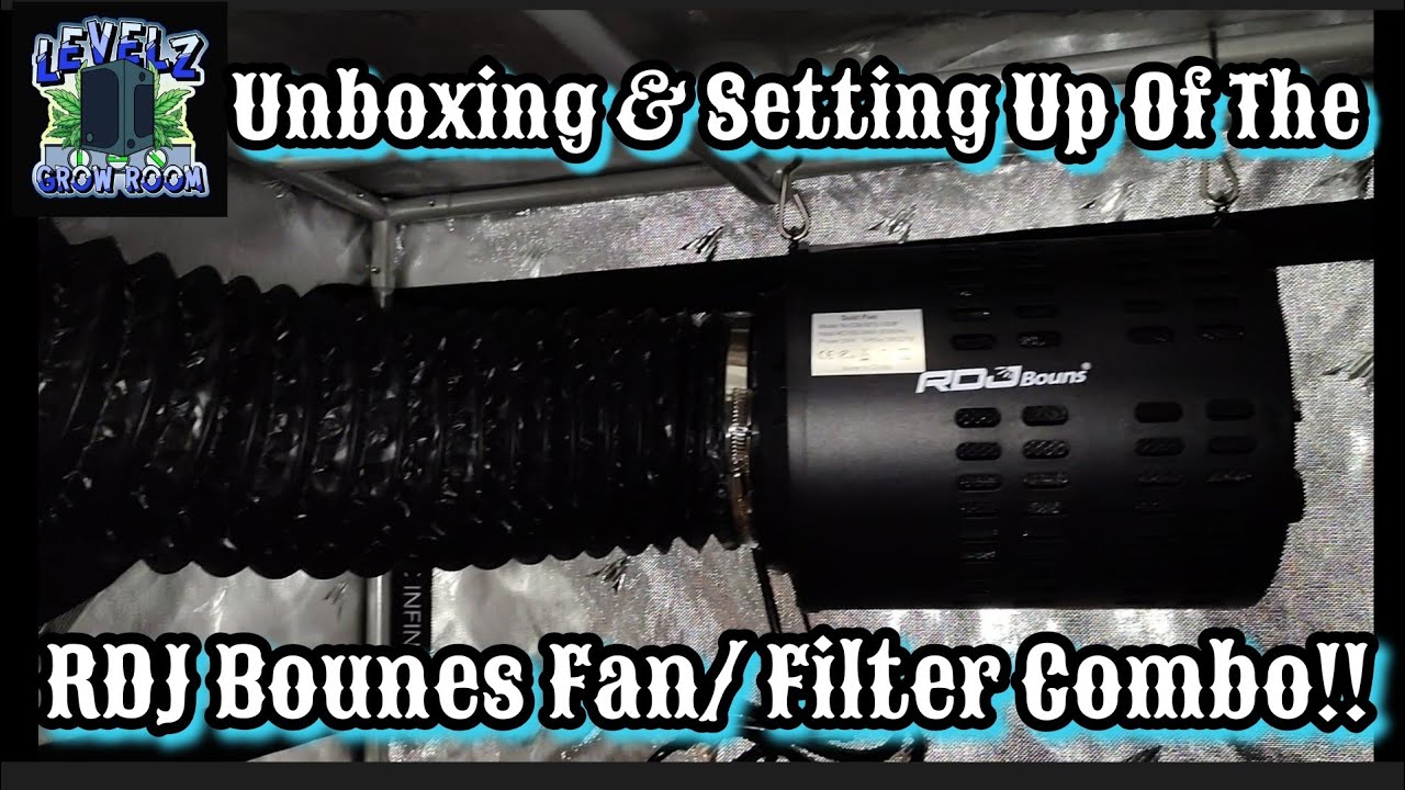 Unboxing & Installing the ULTIMATE RDJ BOUNES Inline Fan/ Filter for Stealth Grows! @rdjbouns 