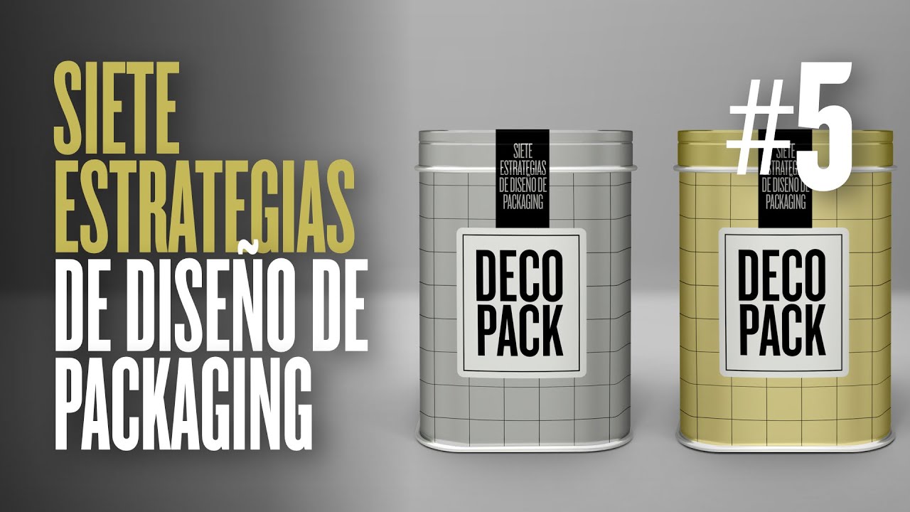DISEÑO GRÁFICO de PACKAGING 📦 Estrategia Nº 5 - Deco Pack (decorativo)