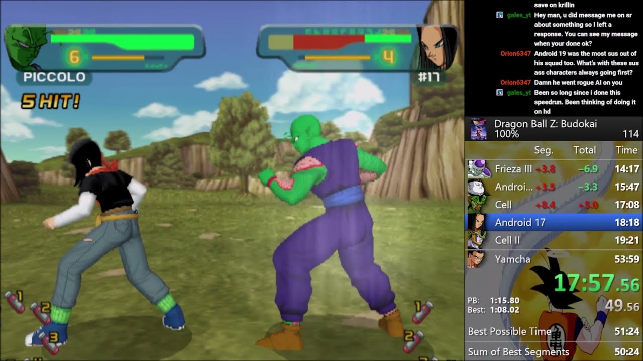 Dragon Ball Z: Budokai (PS2) 100% скоростное прохождение за 53:33 [Мировой рекорд]
