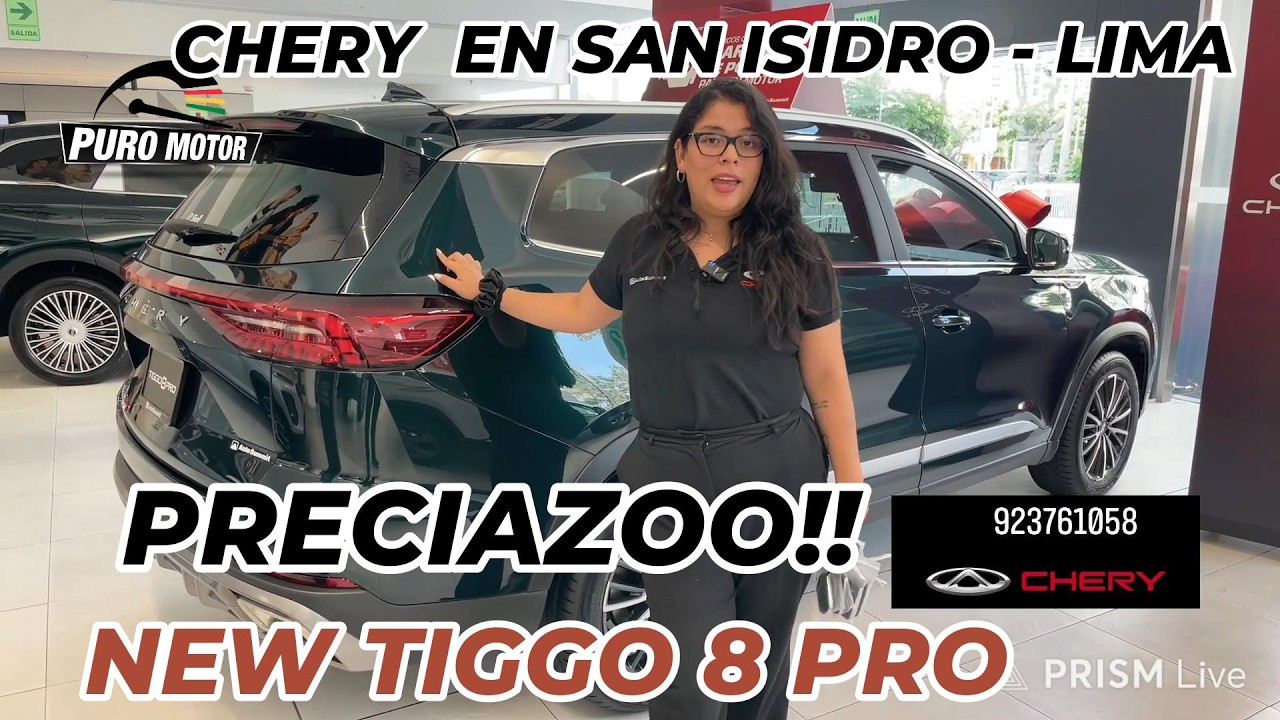 TIGGO 8 PRO CHERY , TIENDA CHERY SAN ISIDRO CEL: 923761058