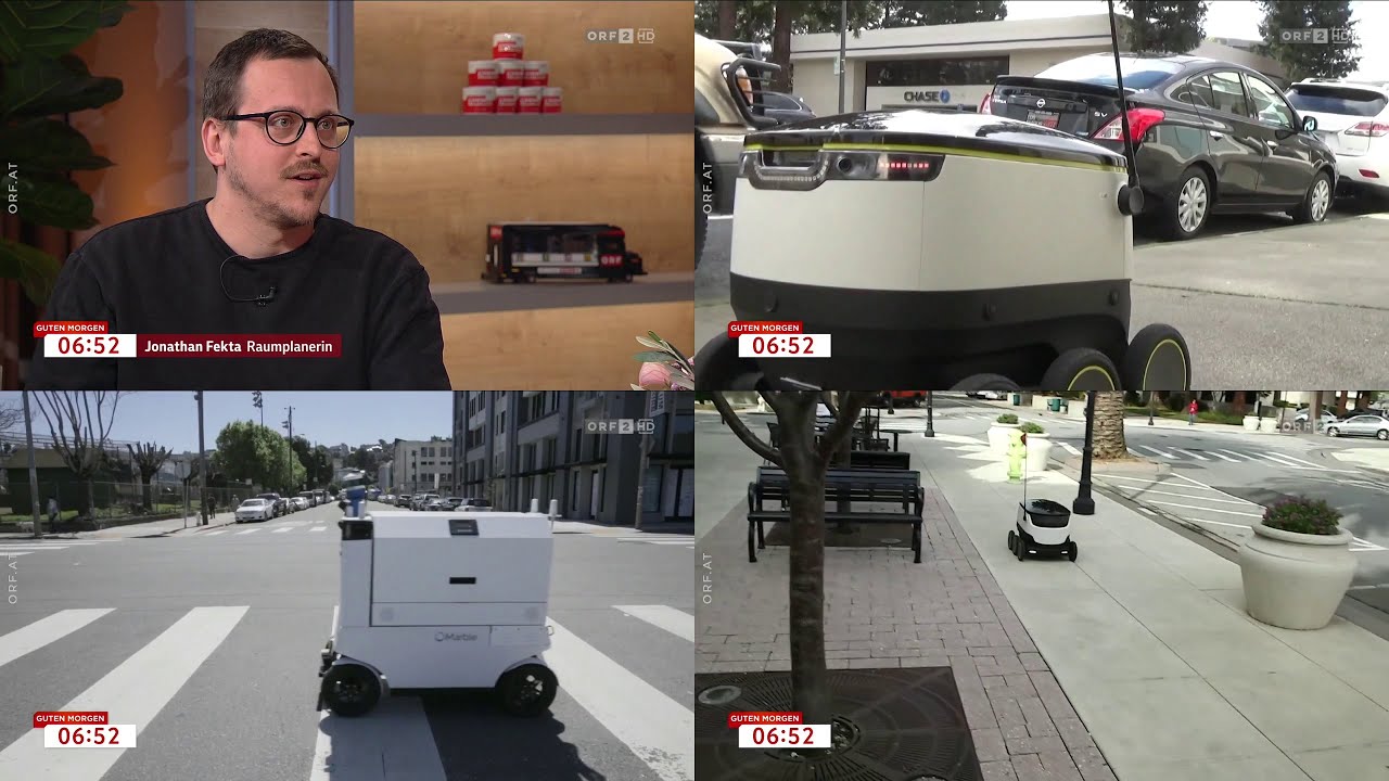 Talk zu Transportroboter in der Stadt