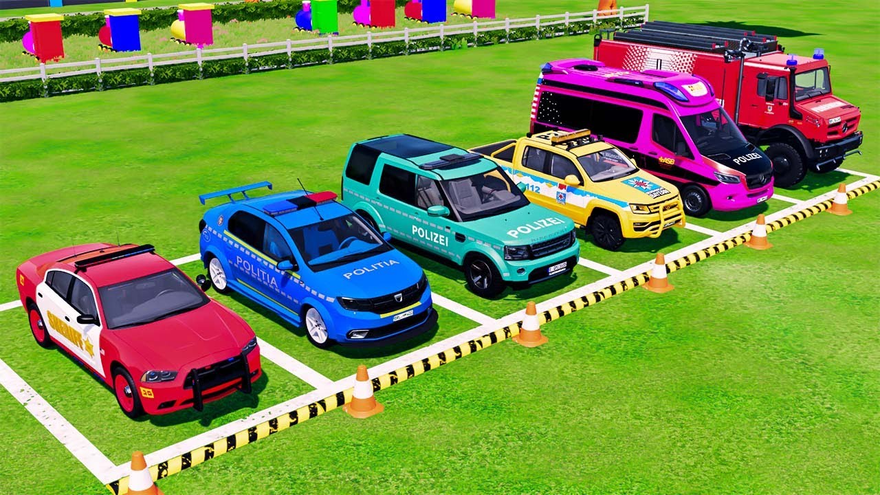 КРАСОЧНАЯ ПОЛИЦИЯ - ПЕРЕВОЗКА ПОЛИЦЕЙСКИХ МАШИН, МАШИН СКОРОЙ ПОМОЩИ, ПОЖАРНОЙ МАШИНЫ С ГРУЗОВЫМ ...