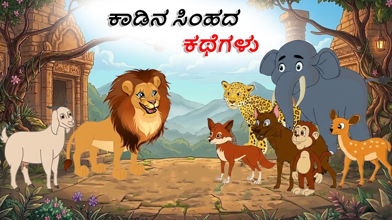 ಕಾಡಿನ ಸಿಂಹದ ಕಥೆಗಳು || JUNGLE KE SHER KI KAHANIYA || CHINTUTV