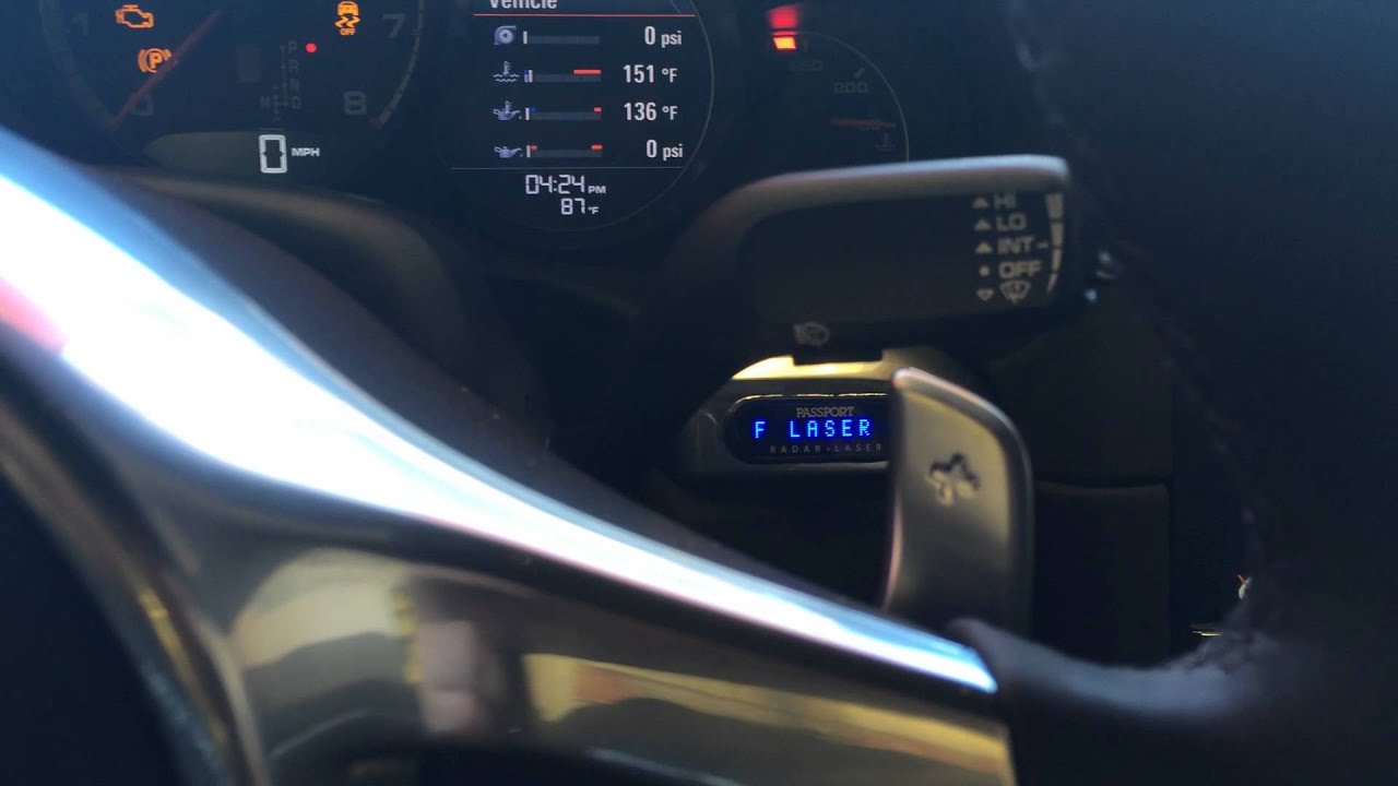 Porsche 991 Turbo Passport Escort 9500CI Pro Installation Laser Jamming System