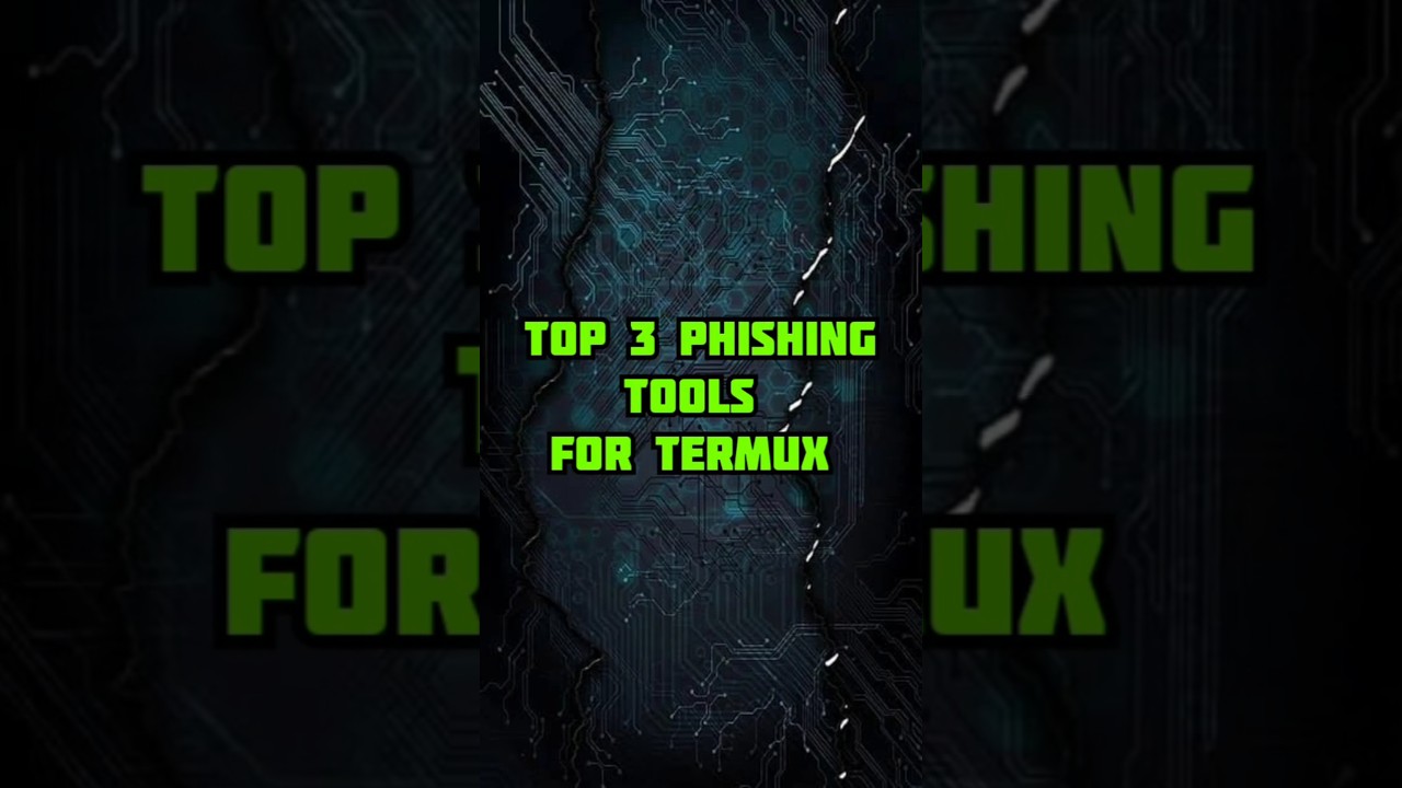Top 3 Phishing tools for Termux | #shorts #ethicalhacking #termuxbird
