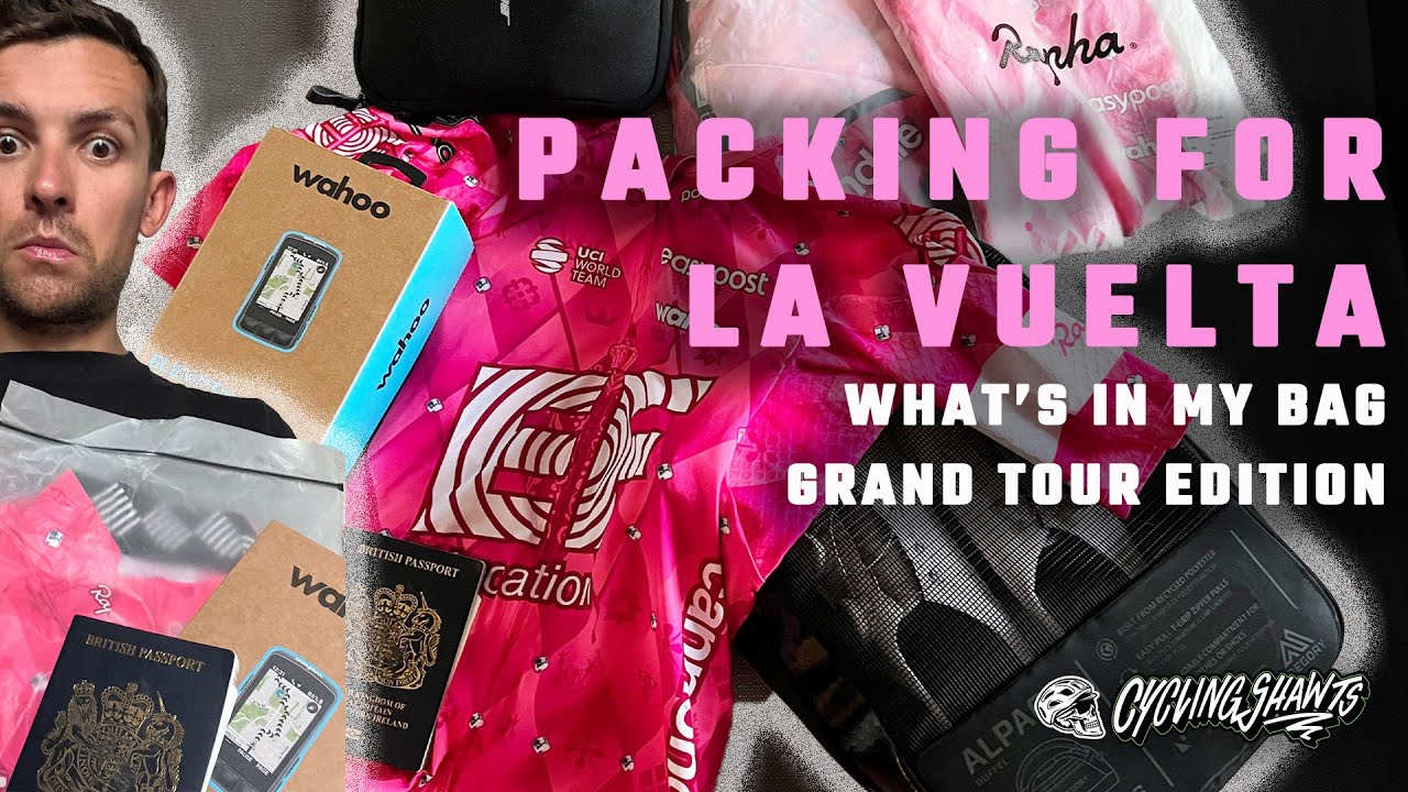 Pro Cyclist Packing Secrets | James Shaw's La Vuelta 2025 essentials | Rapha | WHOOP | NIMBL.cc