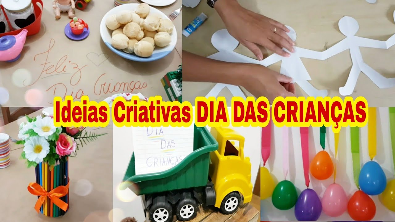 IDEIAS CRIATIVAS DIA DAS CRIANÇAS. IDEIA FESTA EM CASA.