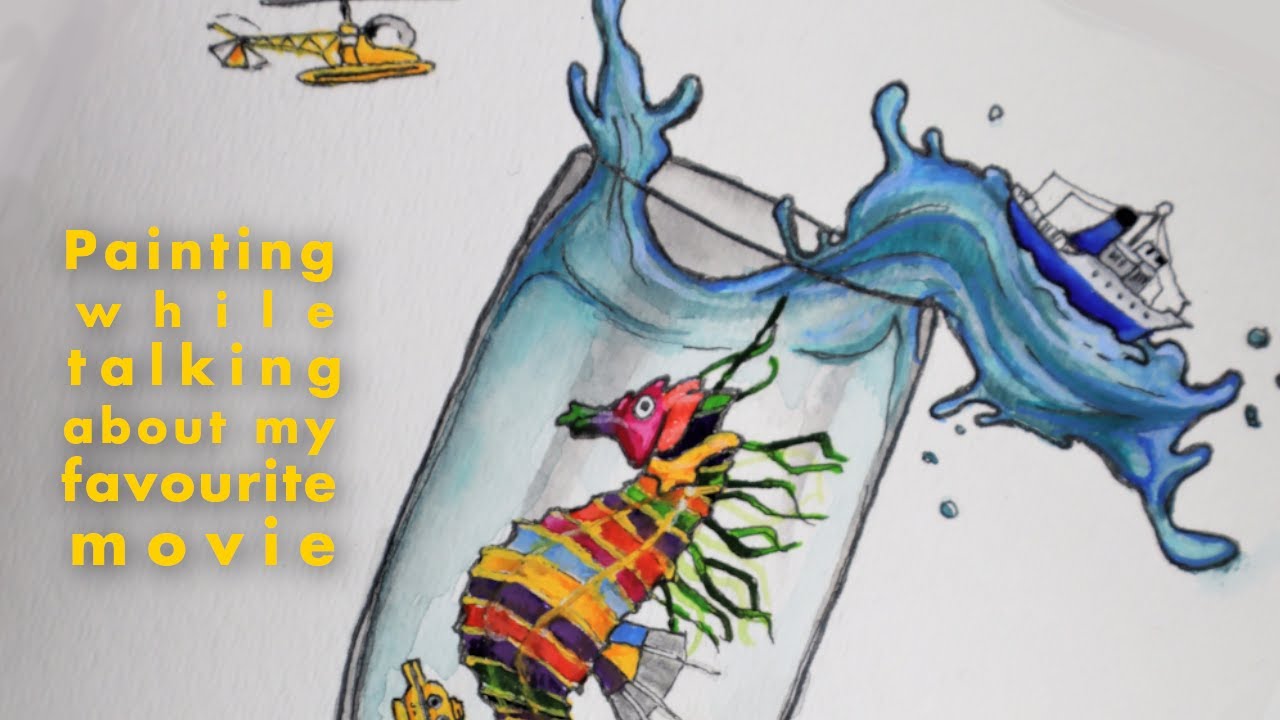 why the LIFE AQUATIC is my favourite movie // Liv's PAINTCAST #4