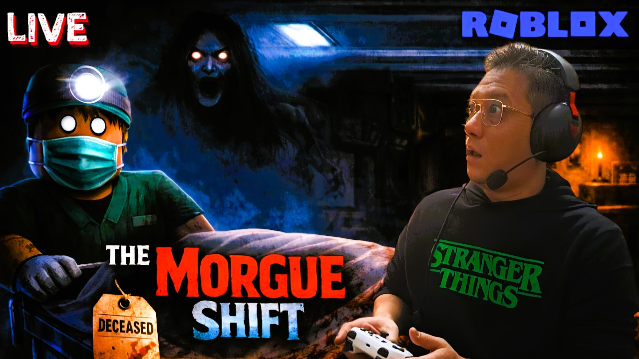 Meri First Night Shift! Roblox Horror 😱| The Morgue Shift ☠️LIVE☠️ Gameplay Stream (1)