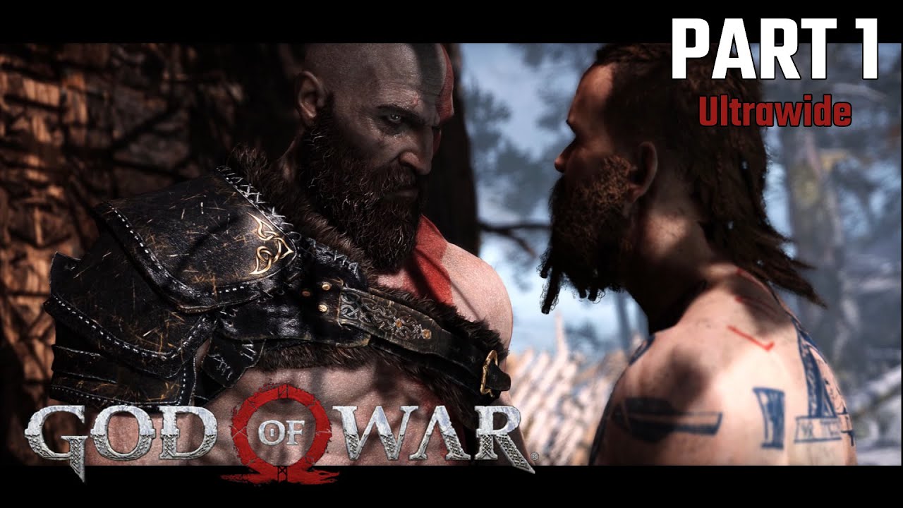 God of War - PC Walkthrough Ultrawide Gameplay Part 1 [4K 21:9 60FPS RTX] [No Commentary]