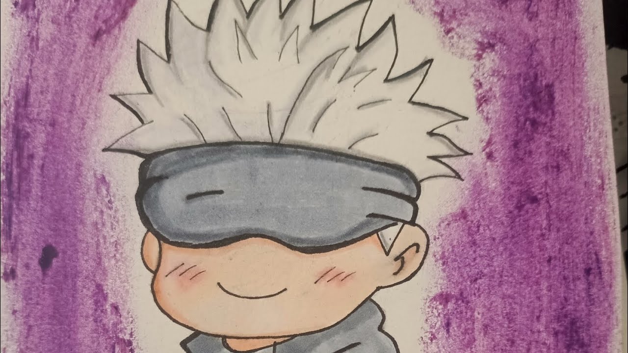 Dibujando Satoru gojo