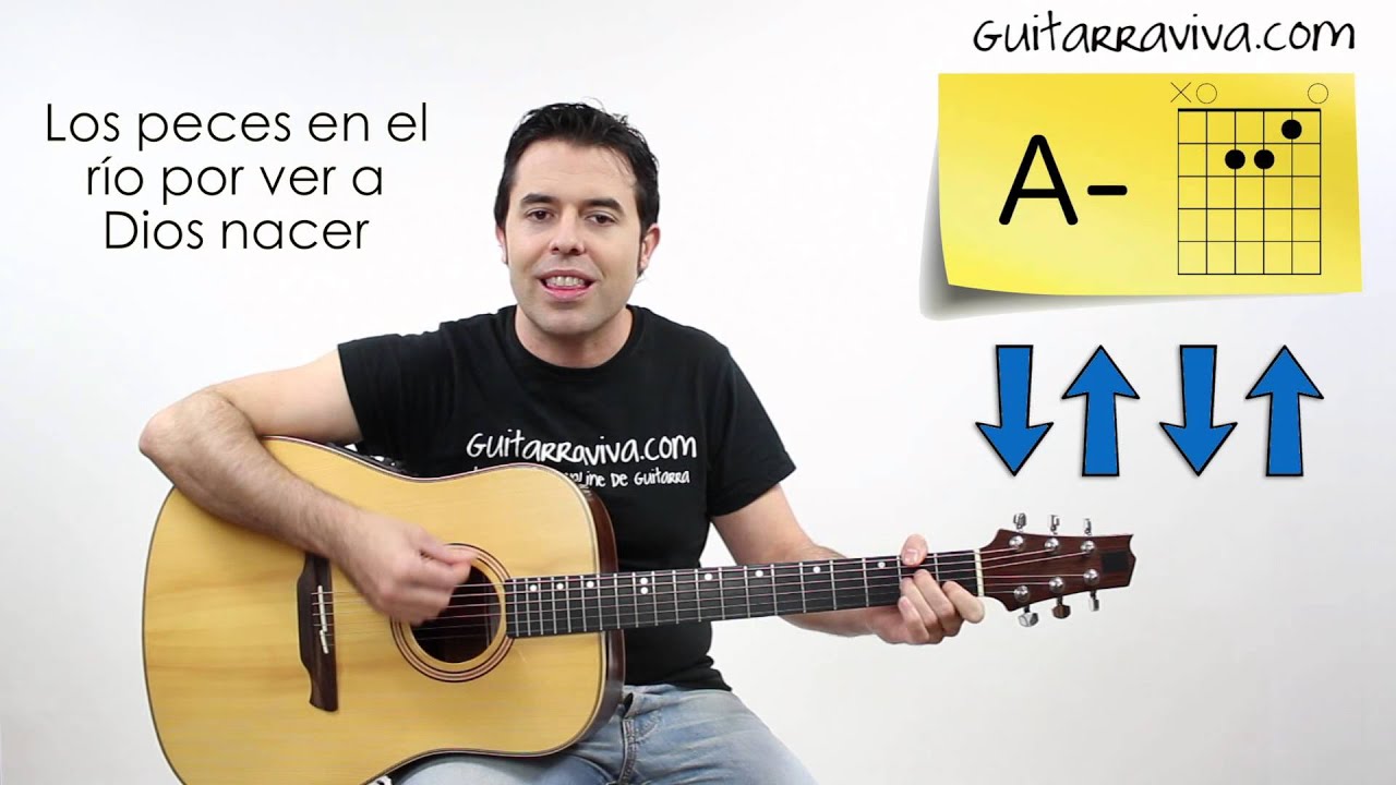 como tocar Villancico Los Peces Aprende a tocar en guitarra