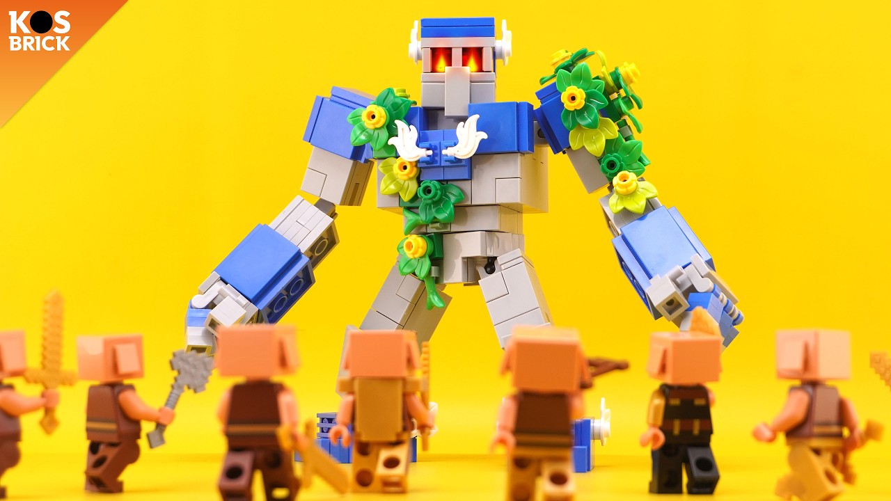 Swiftness Golem LEGO Tutorial – Inspired by A Minecraft Movie! 🏗️