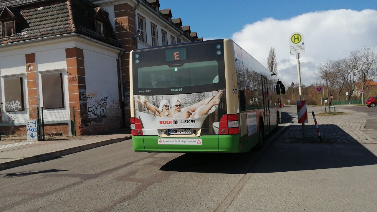 Bus Mitfahrt von Hohenstücken Nord bis Kirchmöser im MAN A21 Auf E Komplette Linie
