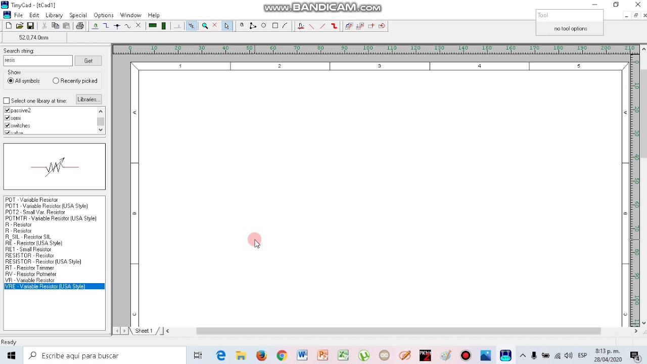 Uso TinyCad 1