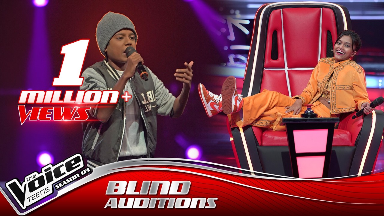 Methsara Lasindu |Mudukkuwen Eliyata (මුඩුක්කුවෙන් එළියට)|Blind Auditions|The Voice Teens SriLankaS3