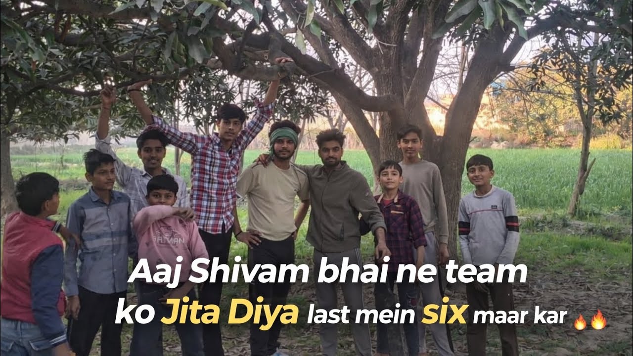 Jab Pressure Aaya… Tab Shivam Bhai ne six mar diya  💪🔥