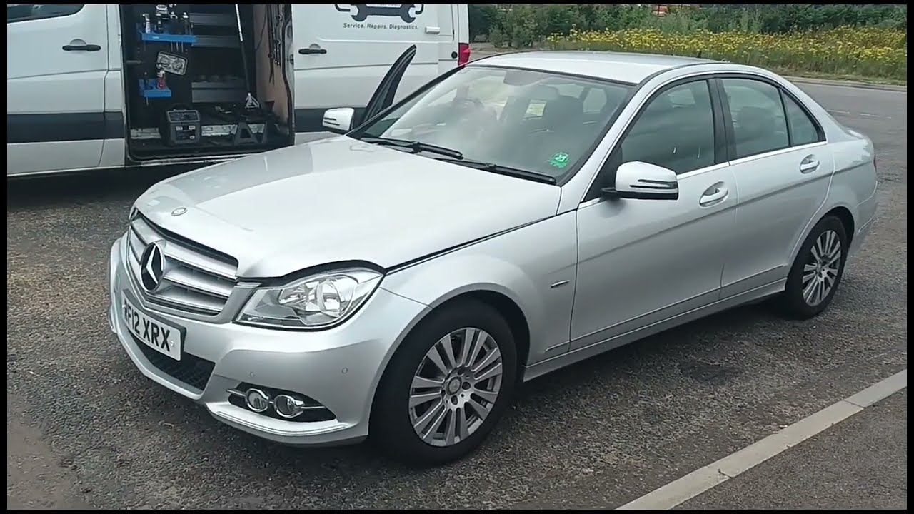 Mercedes C220 P246309: содержание сажи в противосажевом фильтре не в норме — очистка сажевого фил...