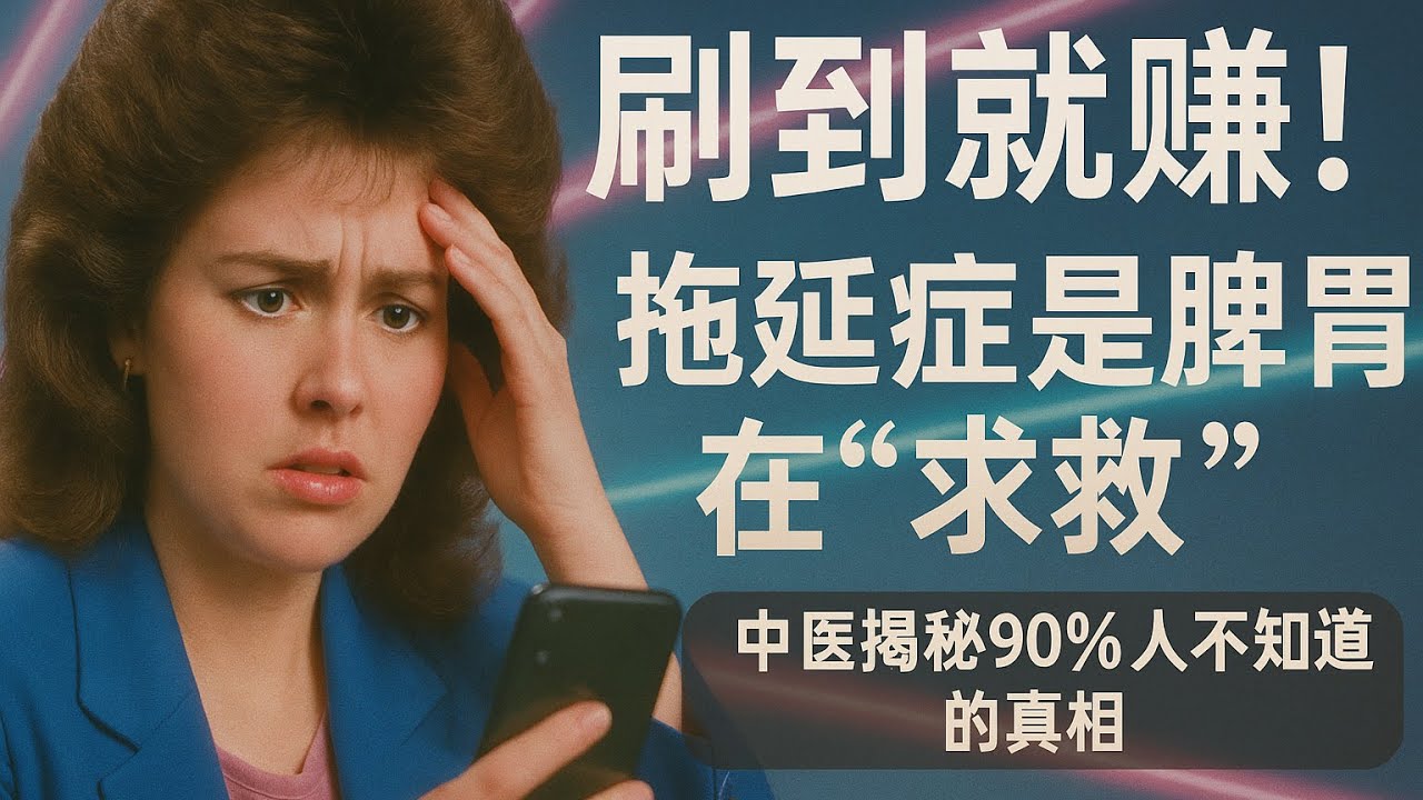 刷到就赚！90后拖延党必看：调脾胃=治拖延，比时间管理有用10倍 #拖延症 #脾胃調理 #脾胃虚弱 #健康知识 #中医养生 #健康美容 #女性健康