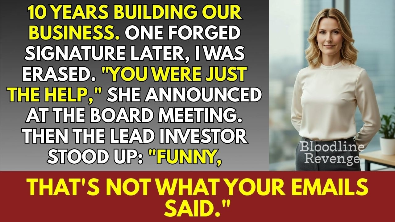 Sister Erased My Name from Our Company — The Investors Already Knew the Truth