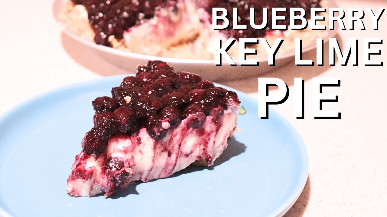 Blueberry Key Lime Pie | A Twist on Traditional Key Lime Pie