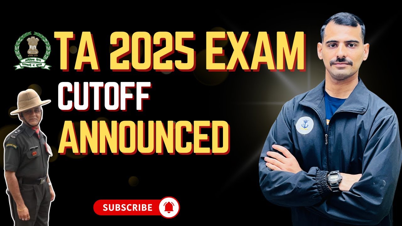 👉 TA 2025 Exam Expected Cutoff 🔥 | Territorial Army Cutoff Analysis as per RTI Data |TA Officer Exam