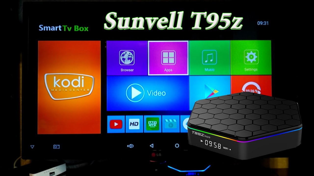 Android TV box Sunvell T95Z Plus TV Box REVIEW обзор и распаковка Amlogic S912 2GB RAM 16GB ROM