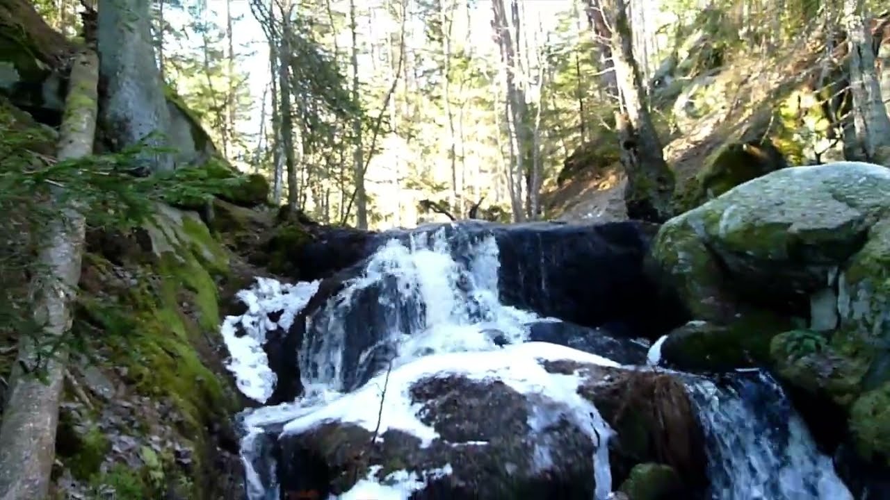 R&auml;vafallet, Magic waterfall in the forest of Brandstorp (Habo Kommun), J&ouml;nk&ouml;pings L&auml;n