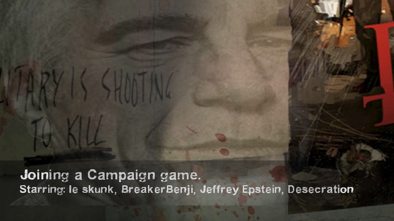Loading into a L4D2 game with Jeffrey Epstein
