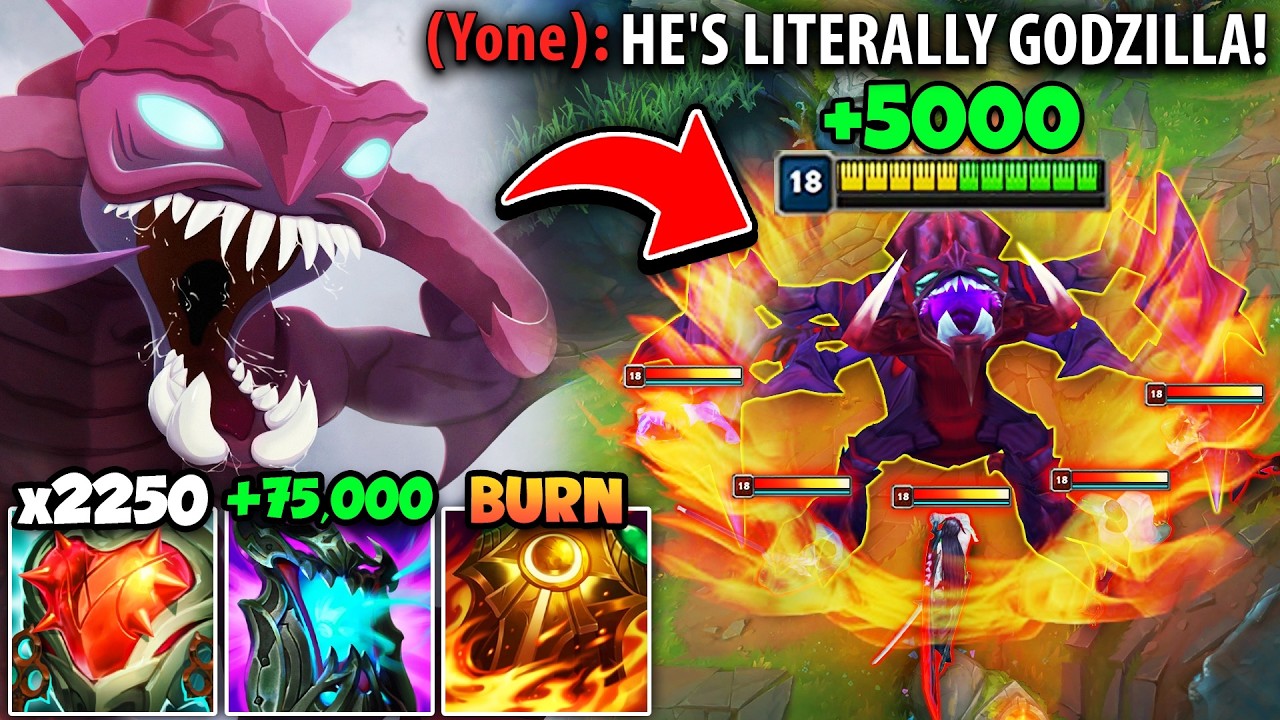 CHO'GATH BUT I'M A LITERAL BEHEMOTH WHO CAN 1V5 YOUR TEAM (OVER 7500 HEALTH)