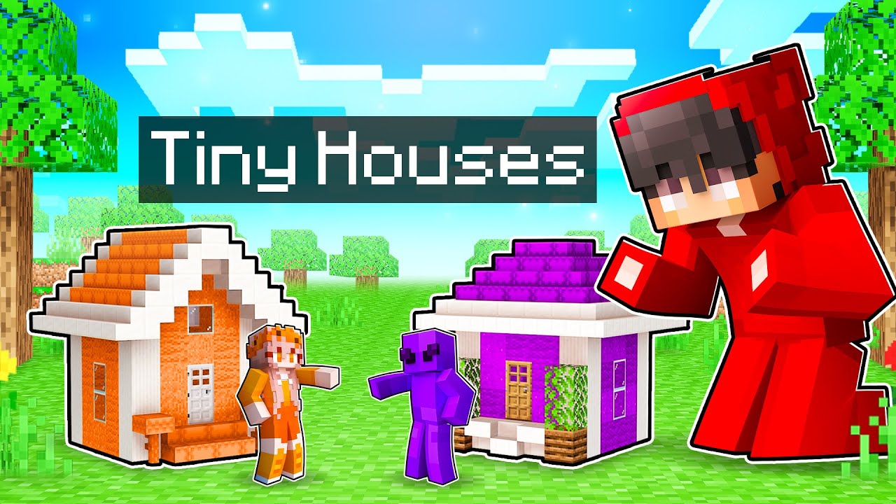 Мия против Люка: битва крошечных домиков в Minecraft!