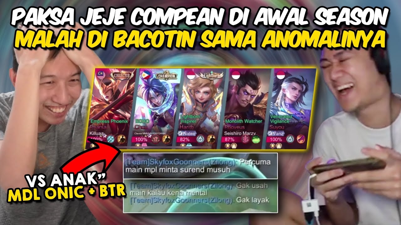 PAKSA @Jeje Adriel COMPEAN AWAL SEASON, KETEMU ONIC+BTR + ANAK