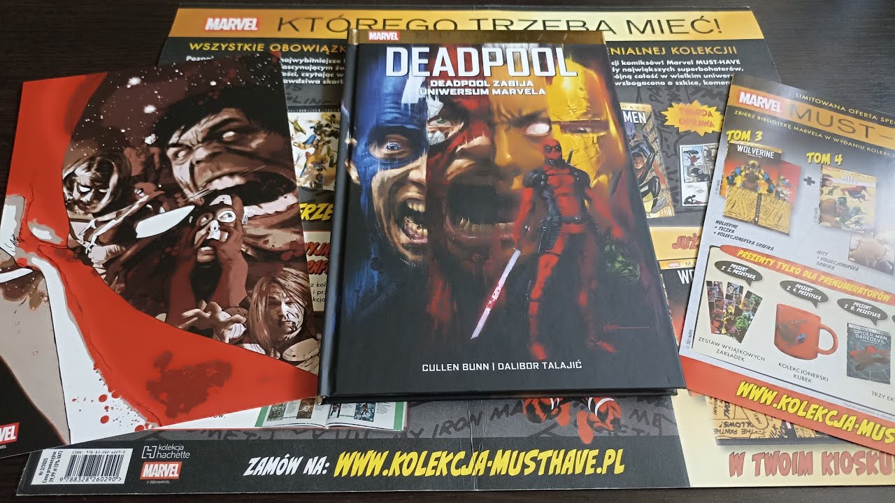 Unboxing komiksu. Kolekcja Marvel Must Have tom 2: Deadpool zabija Uniwersum Marvela 