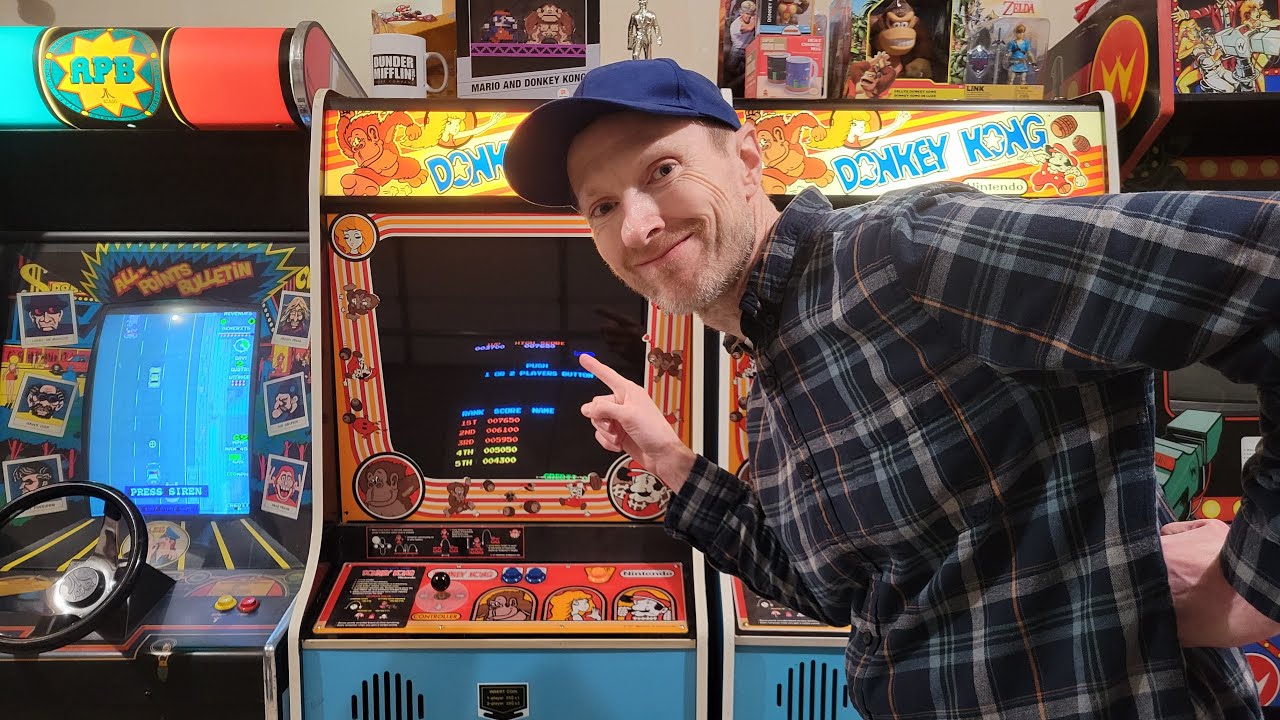 Donkey Kong Retro Gaming Personal Best High Score Attempt! 😎