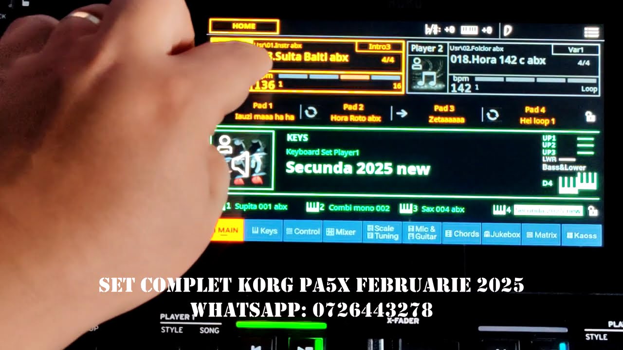 PA5X PA4X SET COMPLET februarie 2025 KORG 🅰️🅱️❌