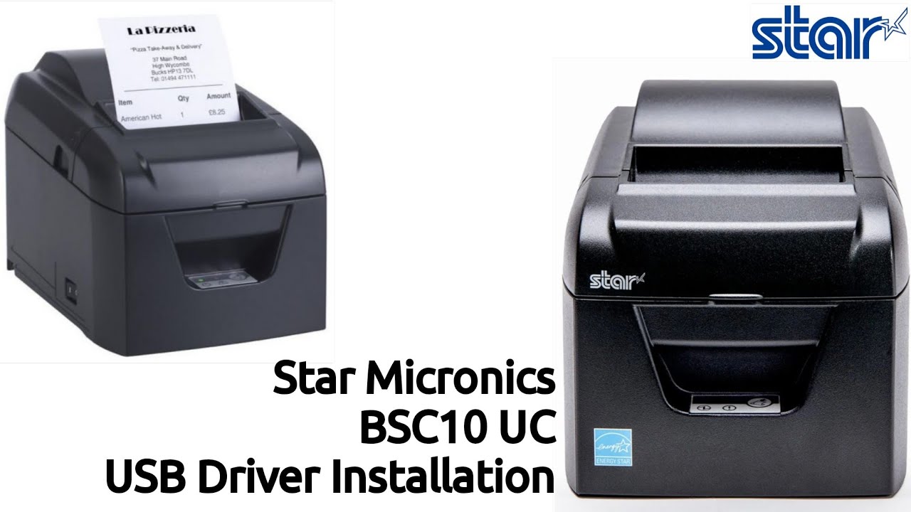 Star Micronics BSC10 UC USB Driver Installation #starmicronics #receiptprinter