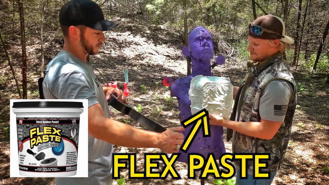 Is FLEX PASTE Bullet Proof??? w/ Outlaw