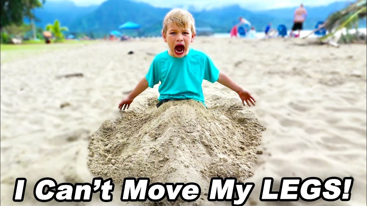 Buried At The BEACH!
