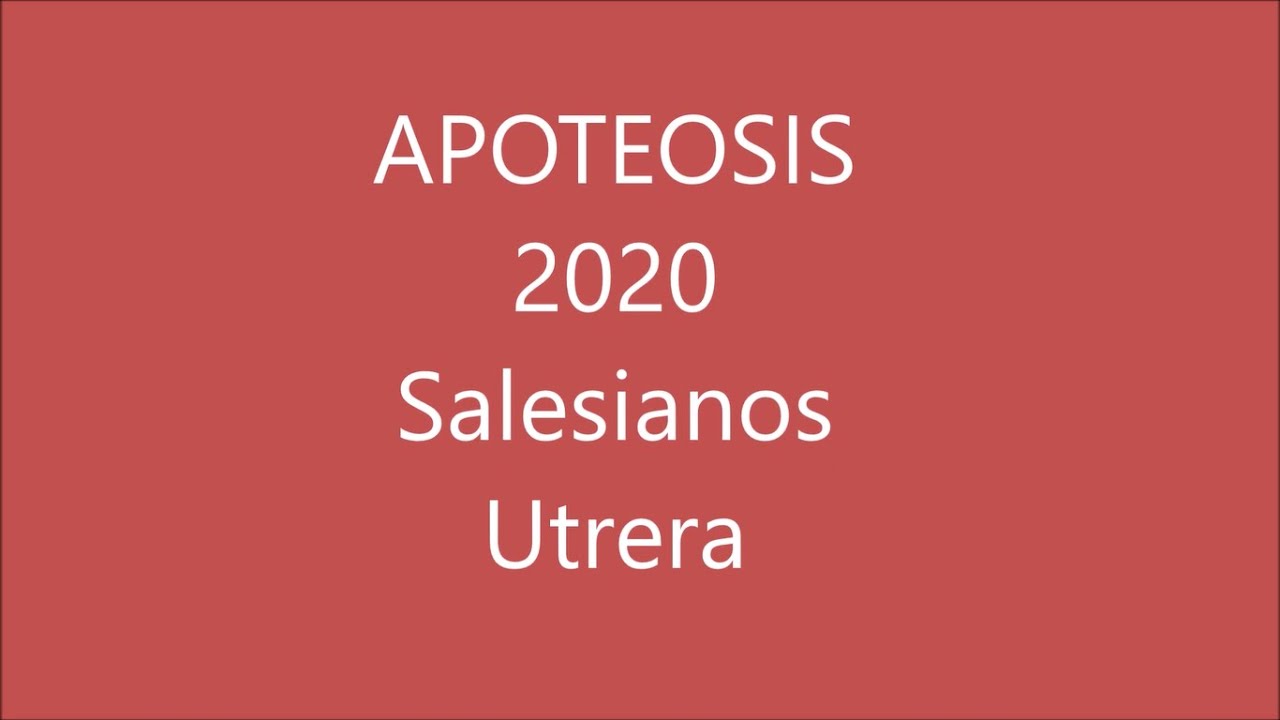 Apoteosis 2020 salesianos Utrera.