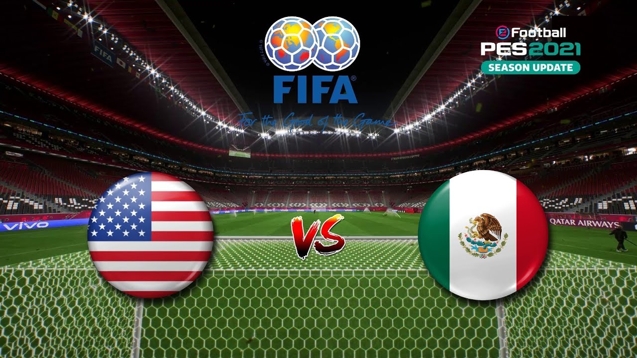 🔴 USA vs Mexico | International Friendly | eFootball PES Realistic Simulation